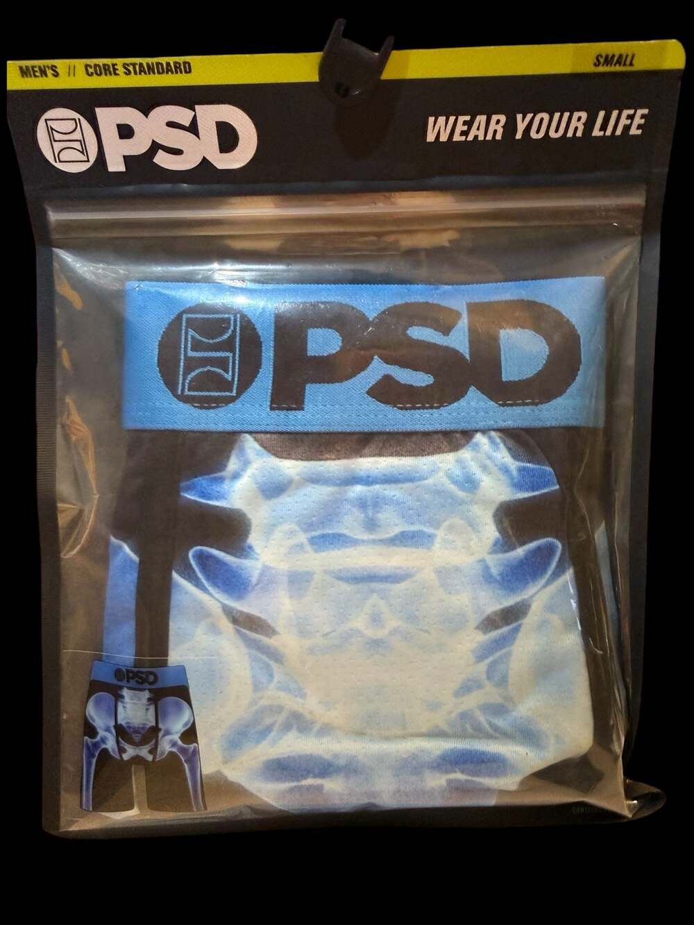 PSD Men's X Rated X-Ray Pelvis Boxer Briefs Size Small